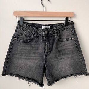 CJLA Revy Shorts, Distressed, Charcoal wash, size XS